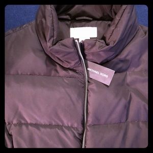 Michael Kors Puffer Vest Women’s Size 3X Drk Brown